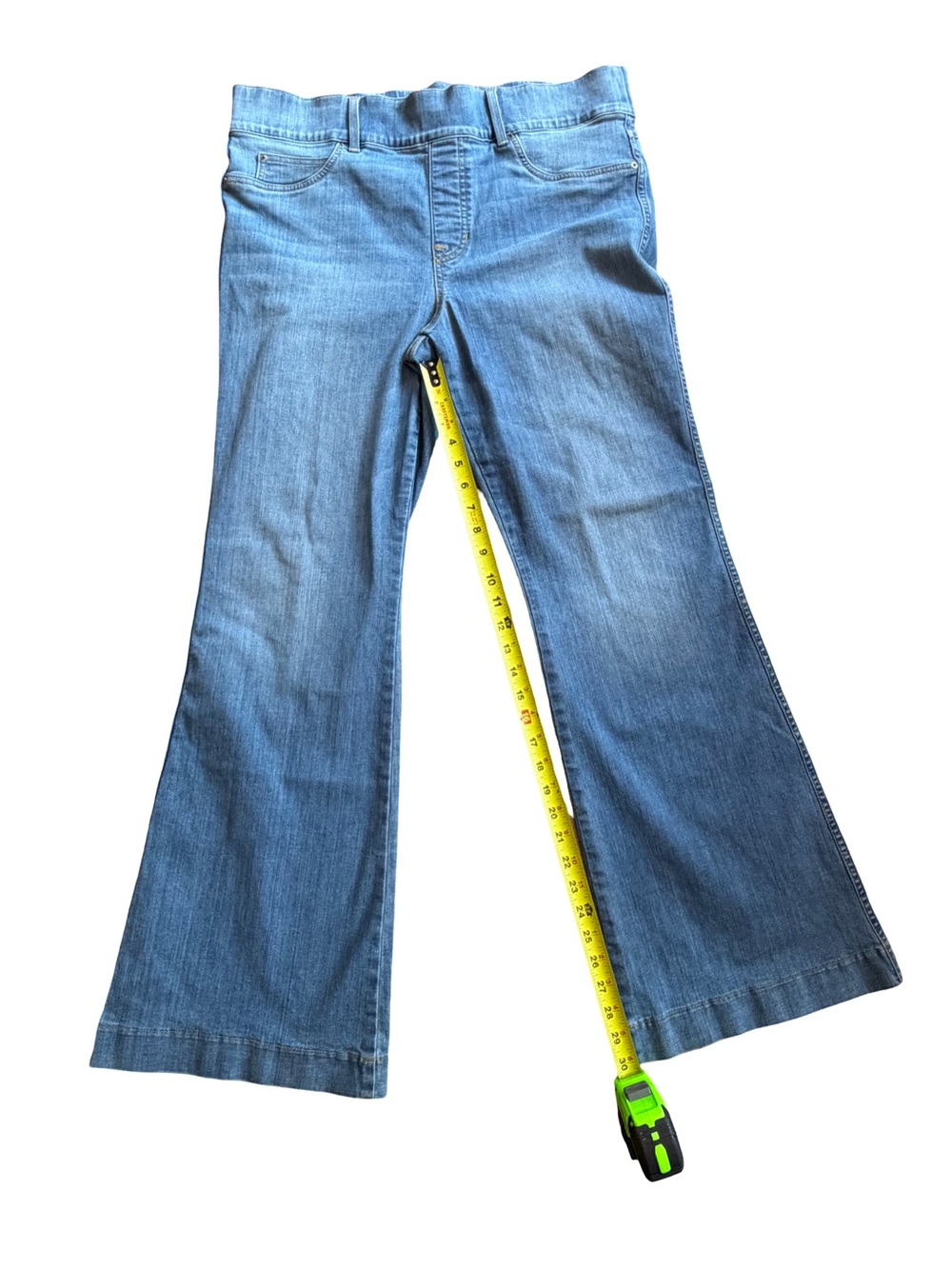 SPANX Vintage Indigo Flared High-Rise Jeans - Picture 6 of 9